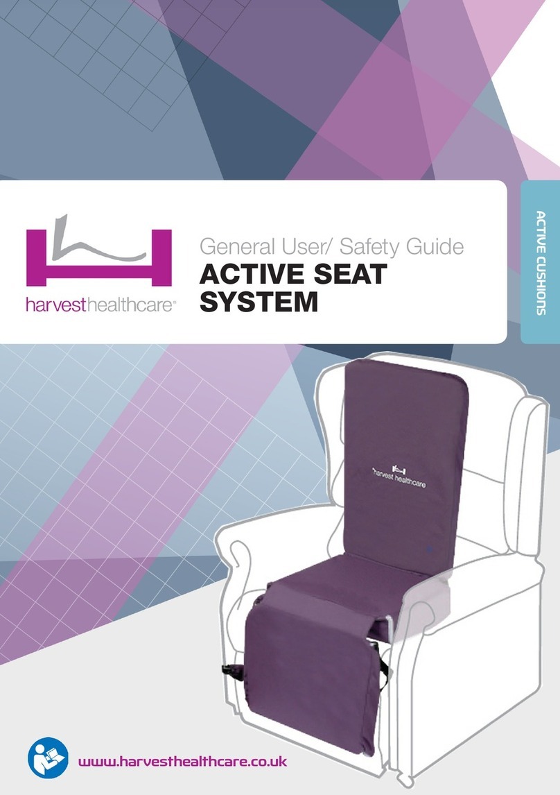 Harvest Healthcare ACTIVE SEAT SYSTEM HH20 General User/ Safety Guide Harvest Healthcare ACTIVE SEAT SYSTEM HH20 General User/ Safety Guide