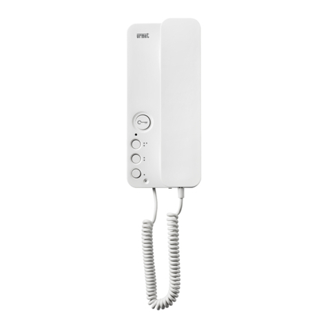 urmet domus 1183 quick start guide