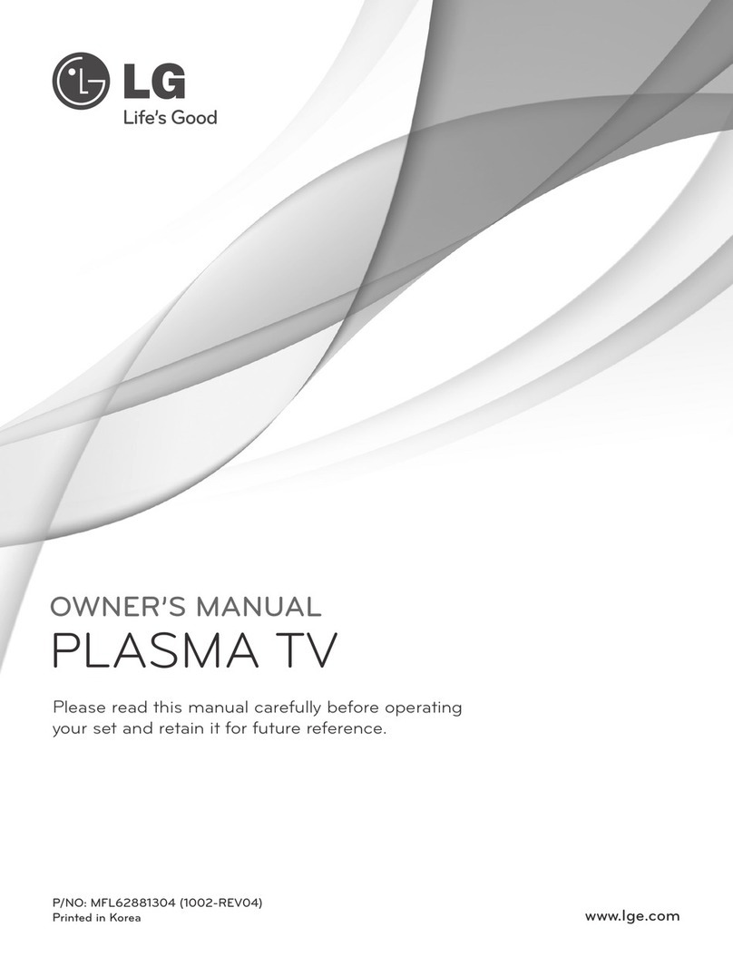 LG 42PJ2 Series owner's manual