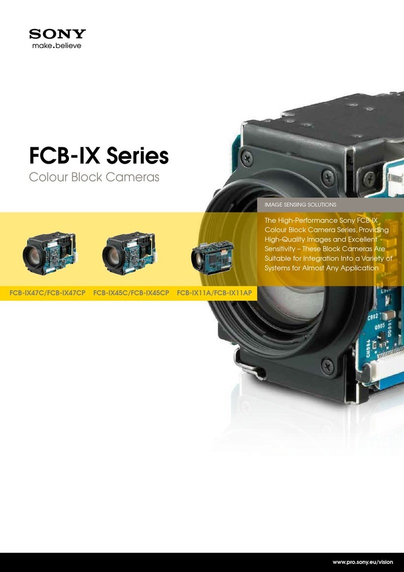 Sony FCBIX47CP quick start guide