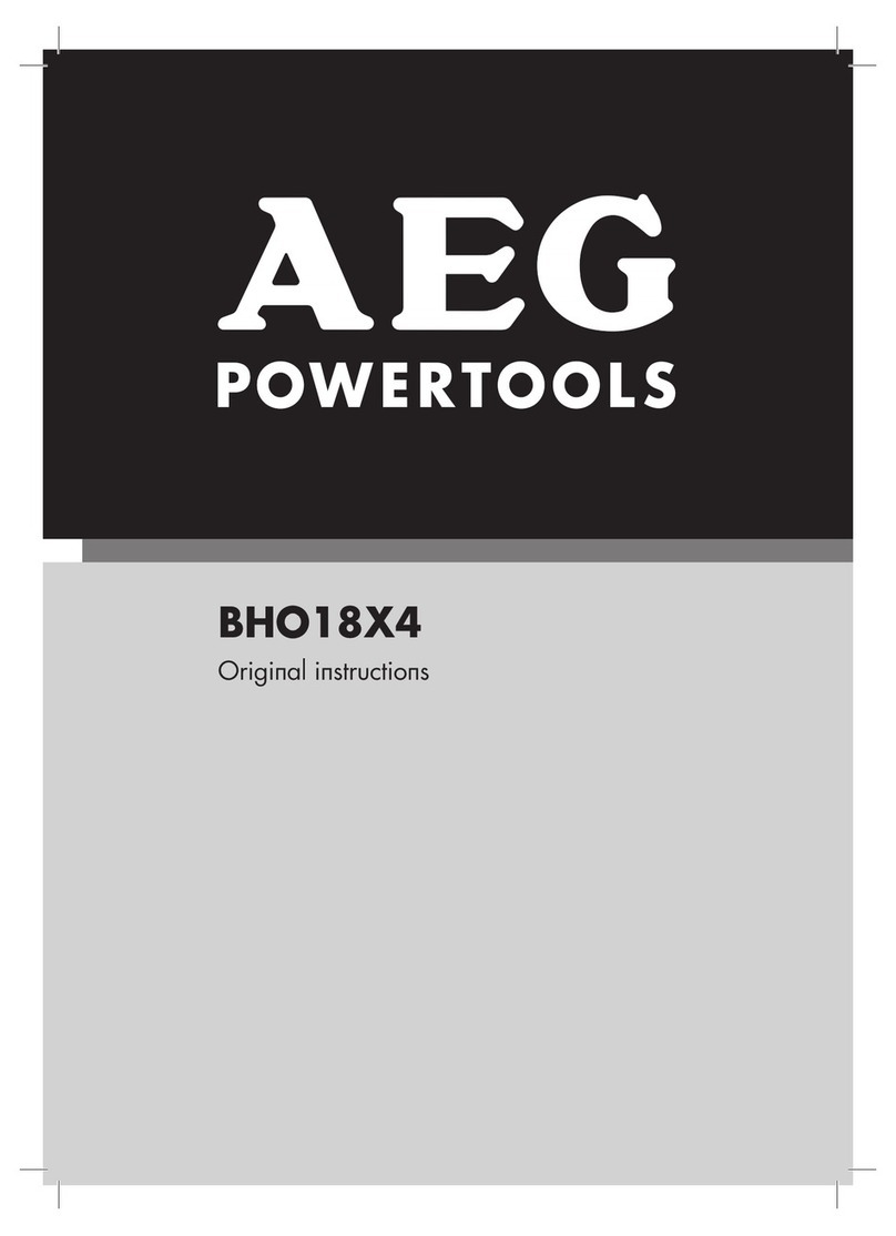 AEG BHO18X4 Original instructions