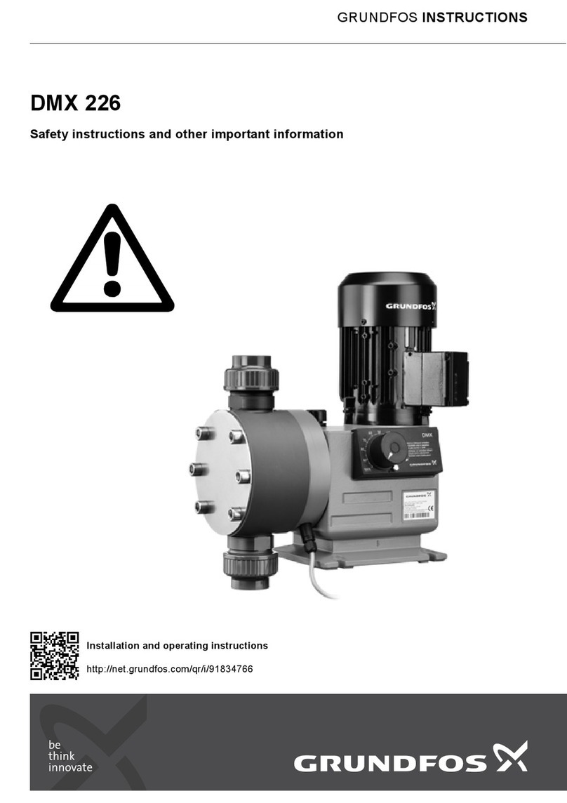 Grundfos DMX 226 Operating manual Grundfos DMX 226 Operating manual