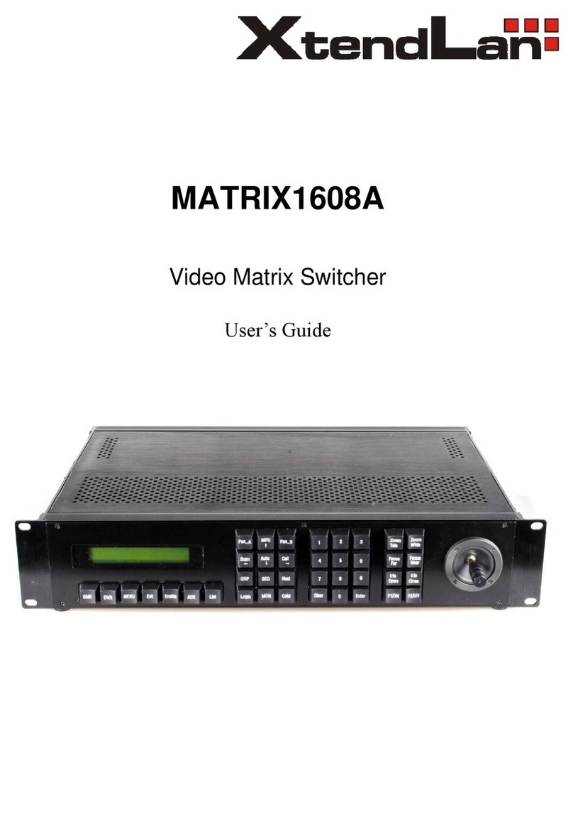 XtendLan MATRIX1608A user guide
