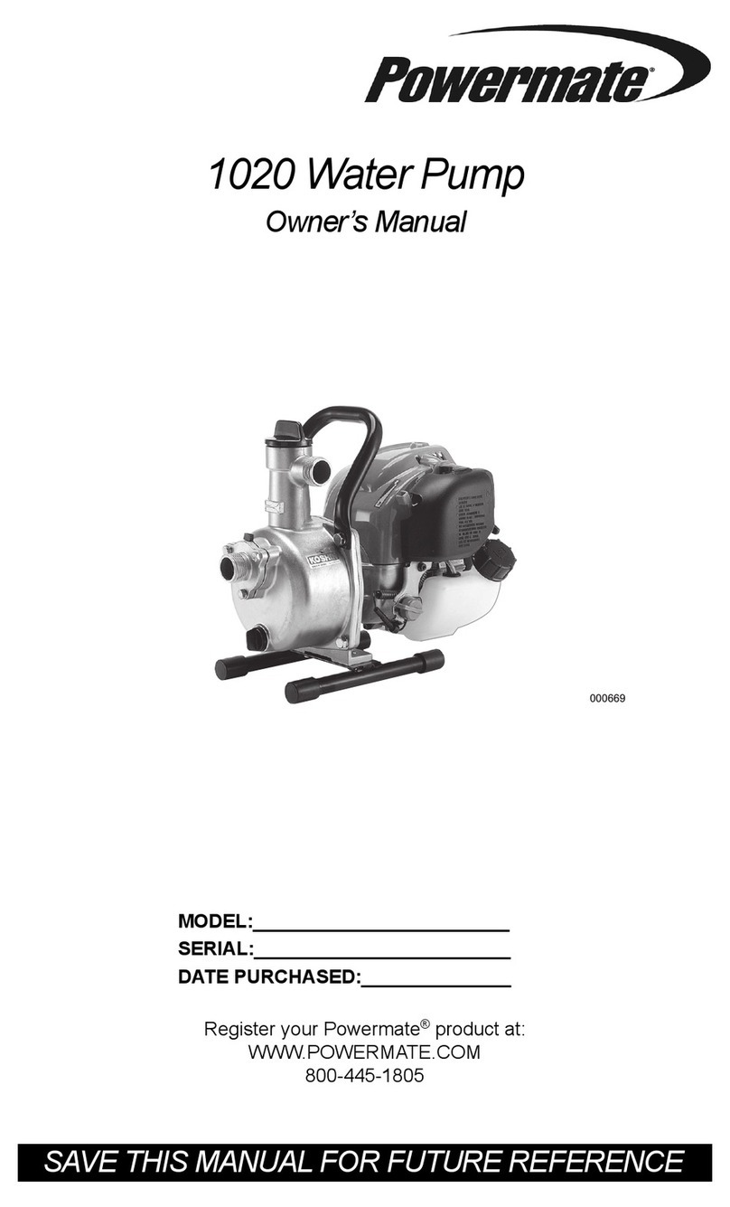 Generac Power Systems PowerMate 1020 owner's manual