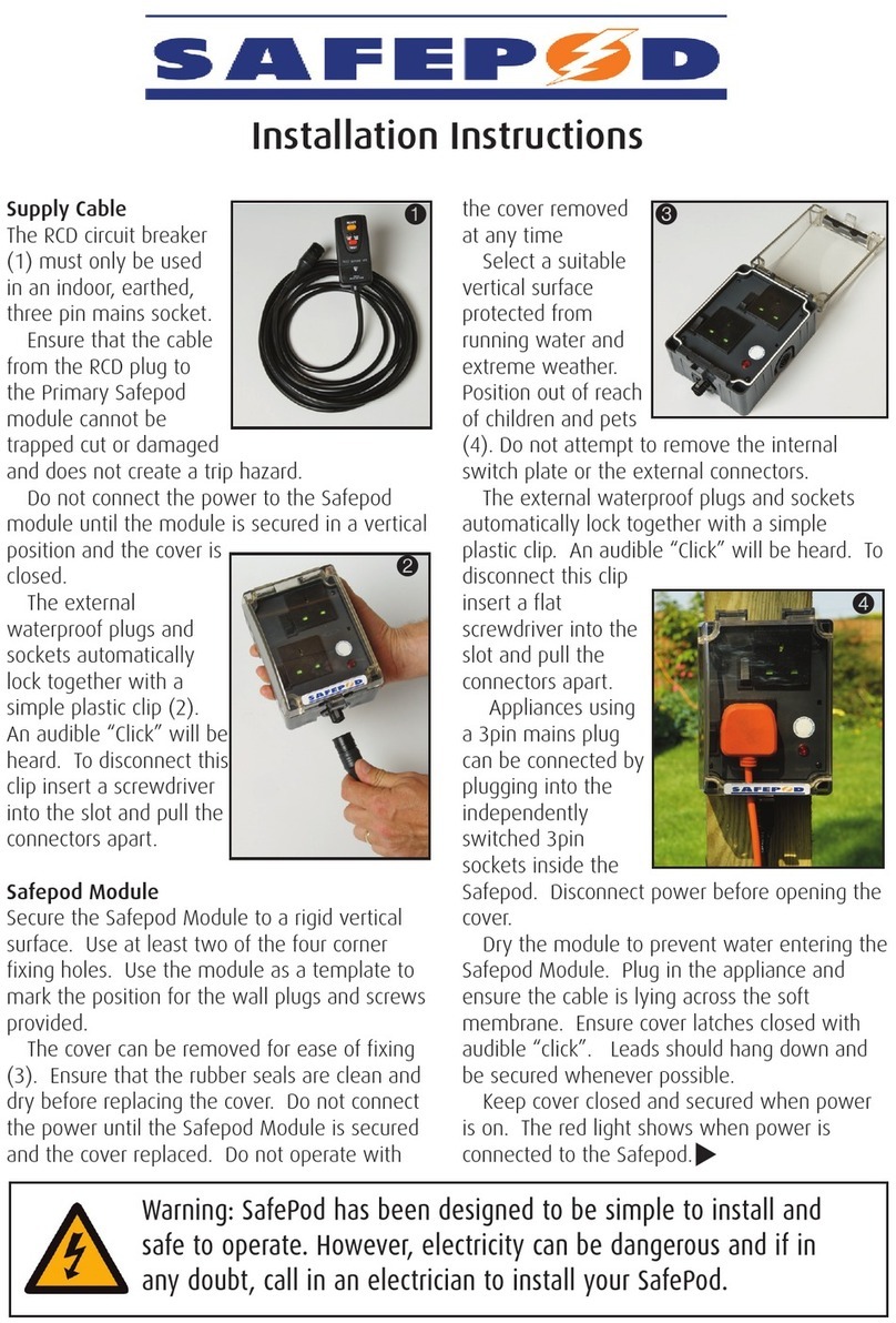 TuControls Safepod installation instructions