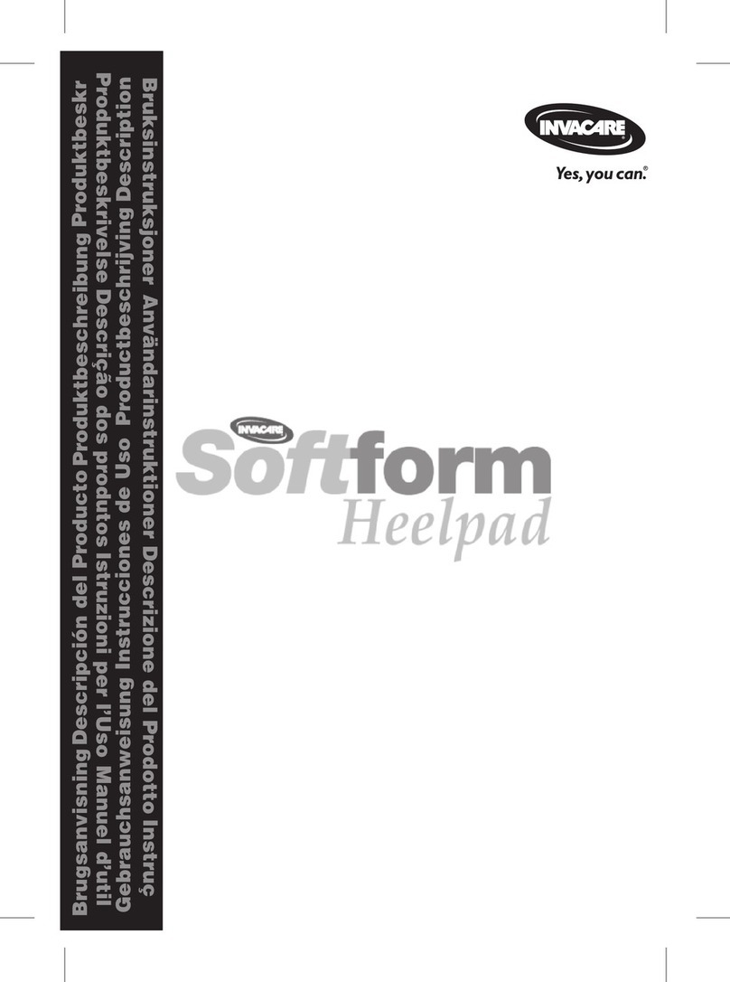 Invacare Softform Heelpad User manual