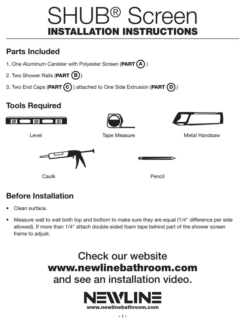 NewLine SHUB Screen User manual