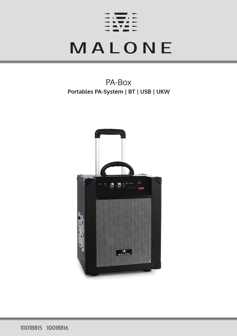 Malone PA-Box User manual