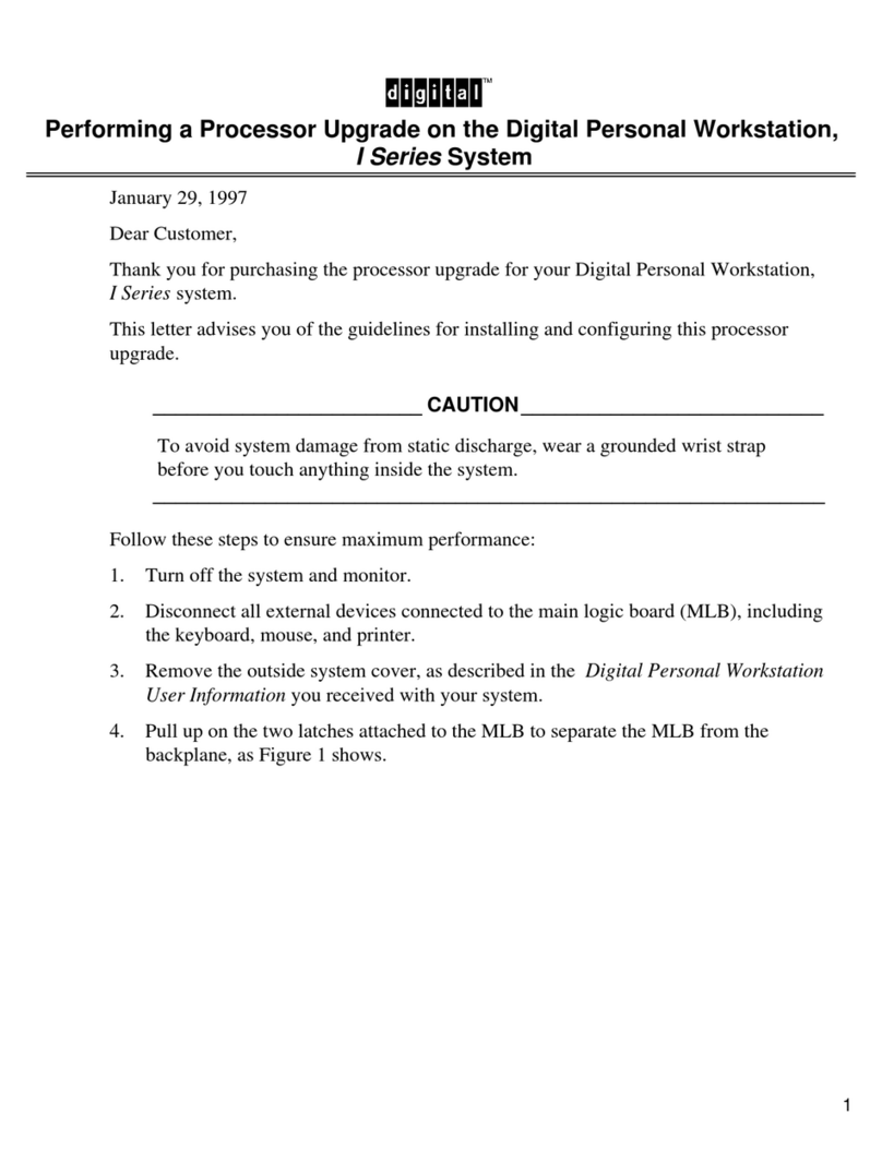 Digital Equipment I Series Quick start guide