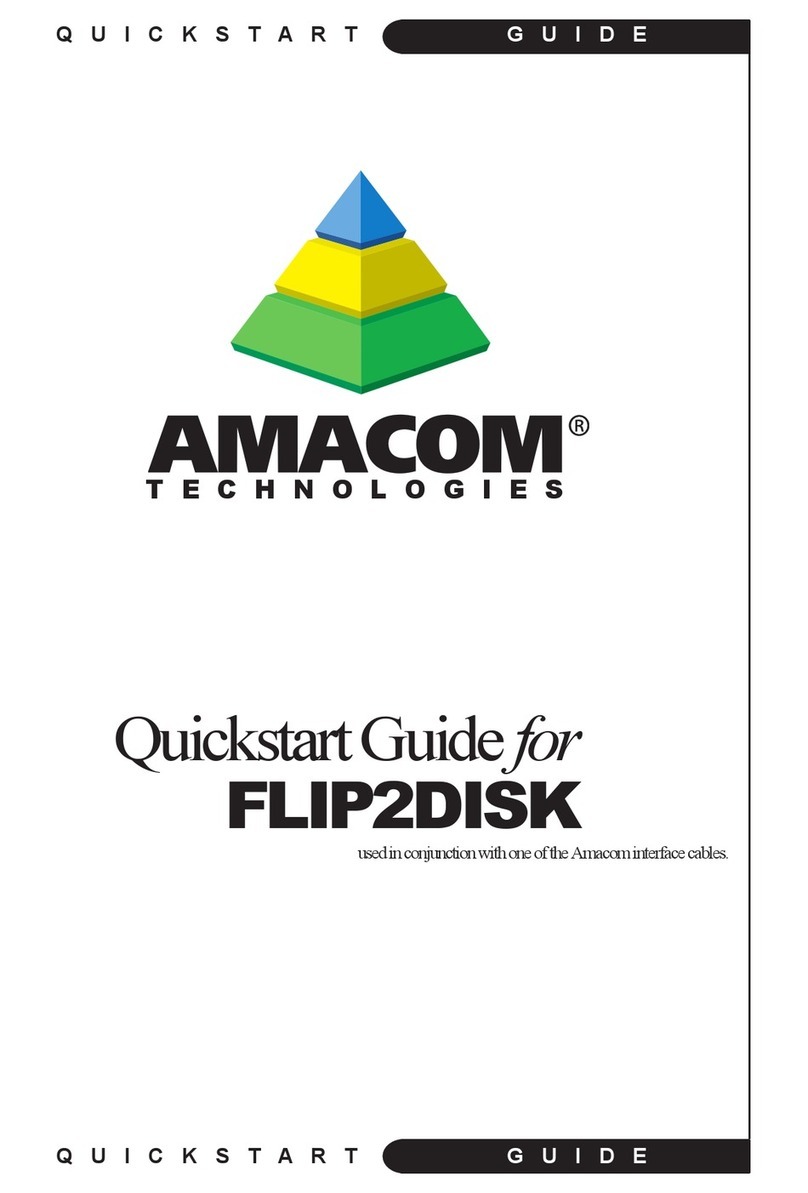 Amacom Technologies flip2disk quick start guide Amacom Technologies flip2disk quick start guide