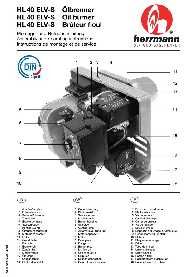 herrmann HL 40 ELV-S Assembly and operating instructions