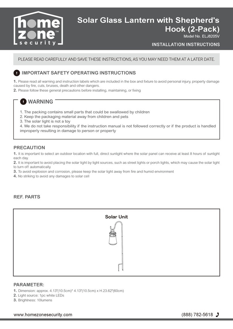 Home Zone Security ELJ8205V User manual Home Zone Security ELJ8205V User manual