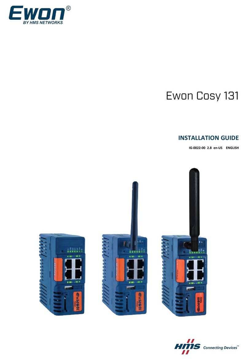 HMS Networks Ewon Cosy 131 installation guide HMS Networks Ewon Cosy 131 installation guide