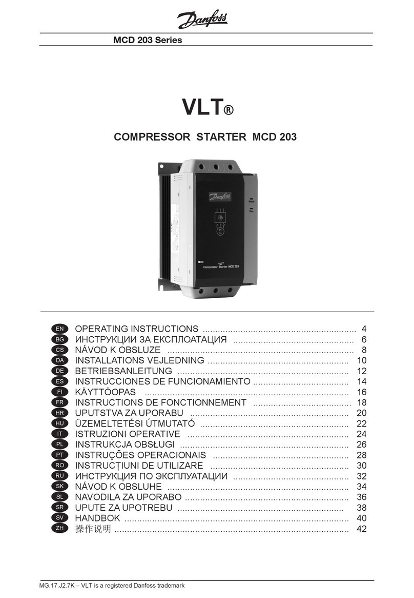 Danfoss VTL MCD 203 Series User manual
