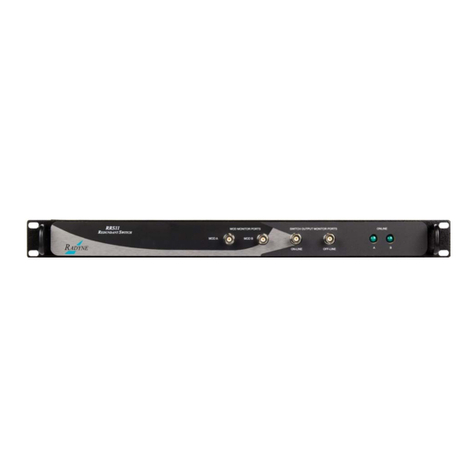 Comtech EF Data RADYNE RRS11 User manual