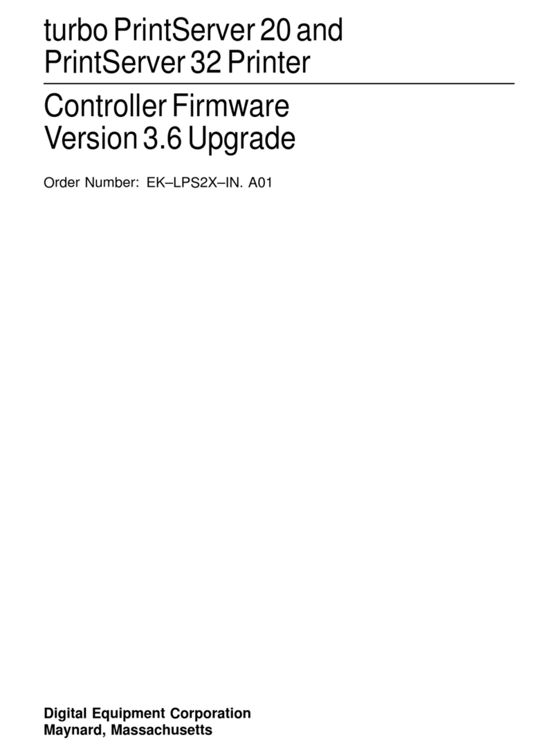 Digital Equipment PrintServer 32 User manual