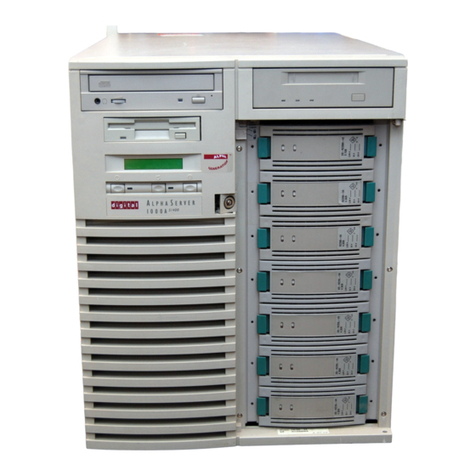 Digital Equipment AlphaServer 1000 Quick start guide Digital Equipment AlphaServer 1000 Quick start guide