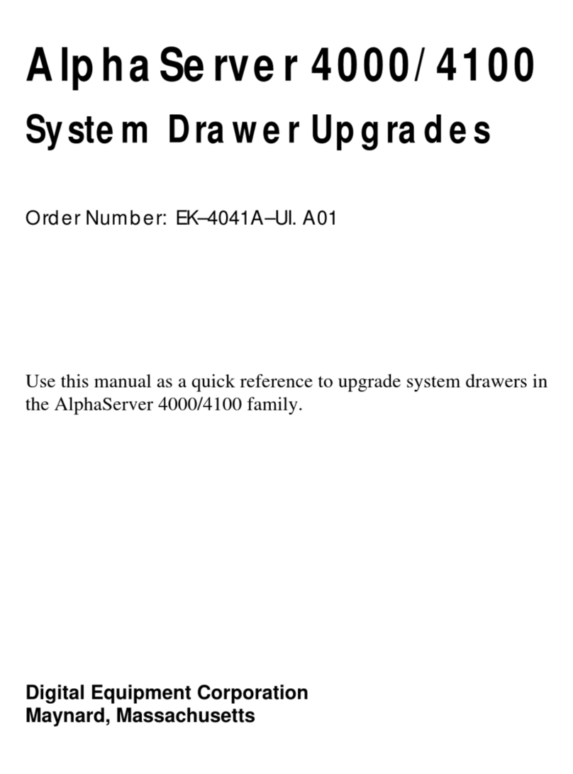 Digital Equipment AlphaServer 4000 User manual