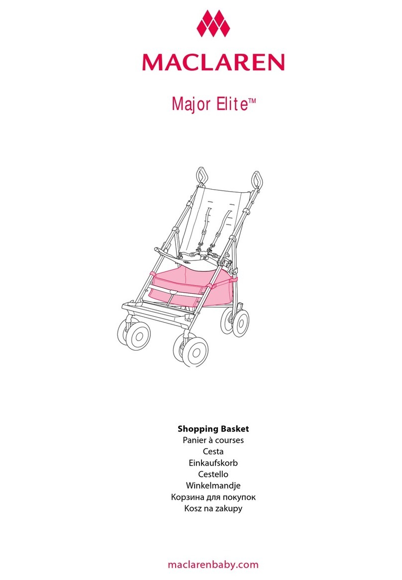 Maclaren Major Elite Shopping Basket manual