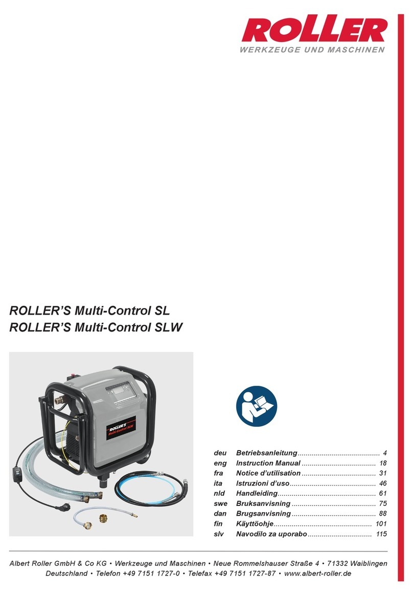 Roller Multi-Control SL User manual
