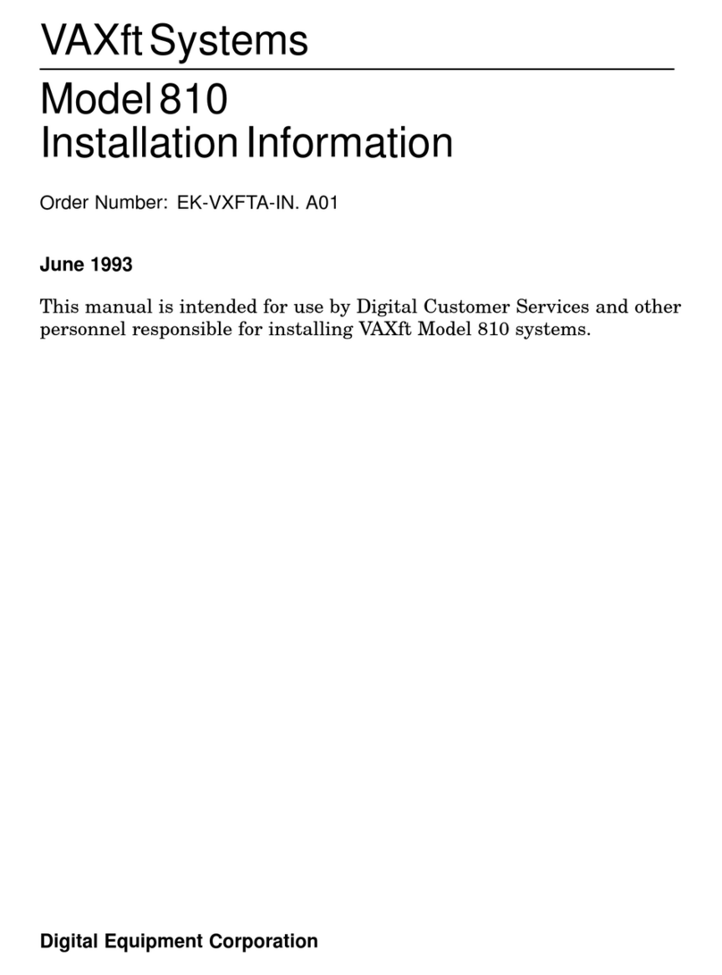 Digital Equipment VAXft 810 Service manual