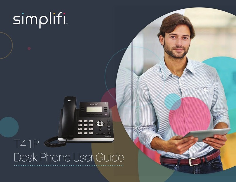 Simplifi T41P User manual