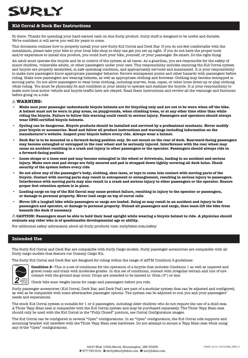 Surly Deck Bar instructions