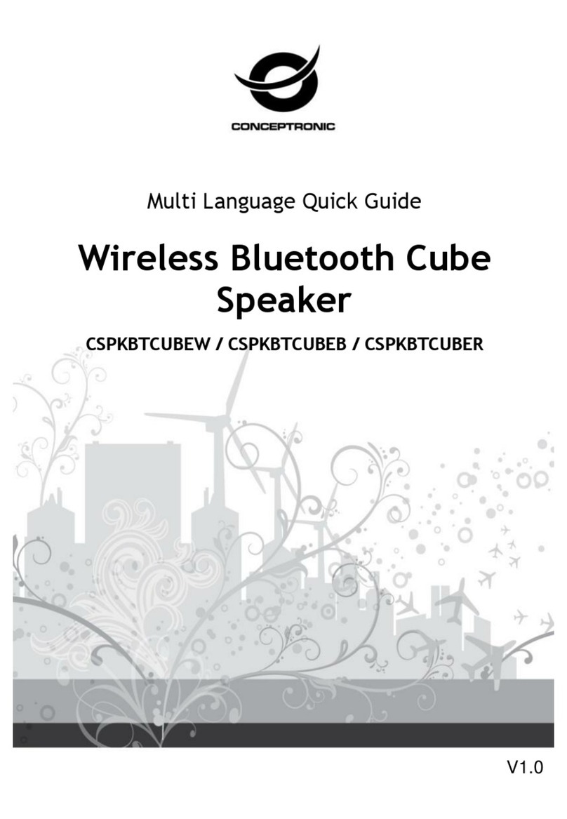 Conceptronic CSPKBTCUBEW User manual