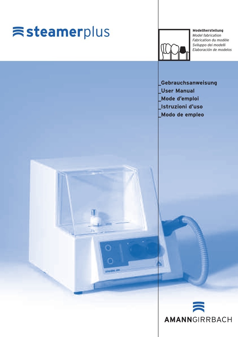 Amanngirrbach SteamerPlus user manual Amanngirrbach SteamerPlus user manual