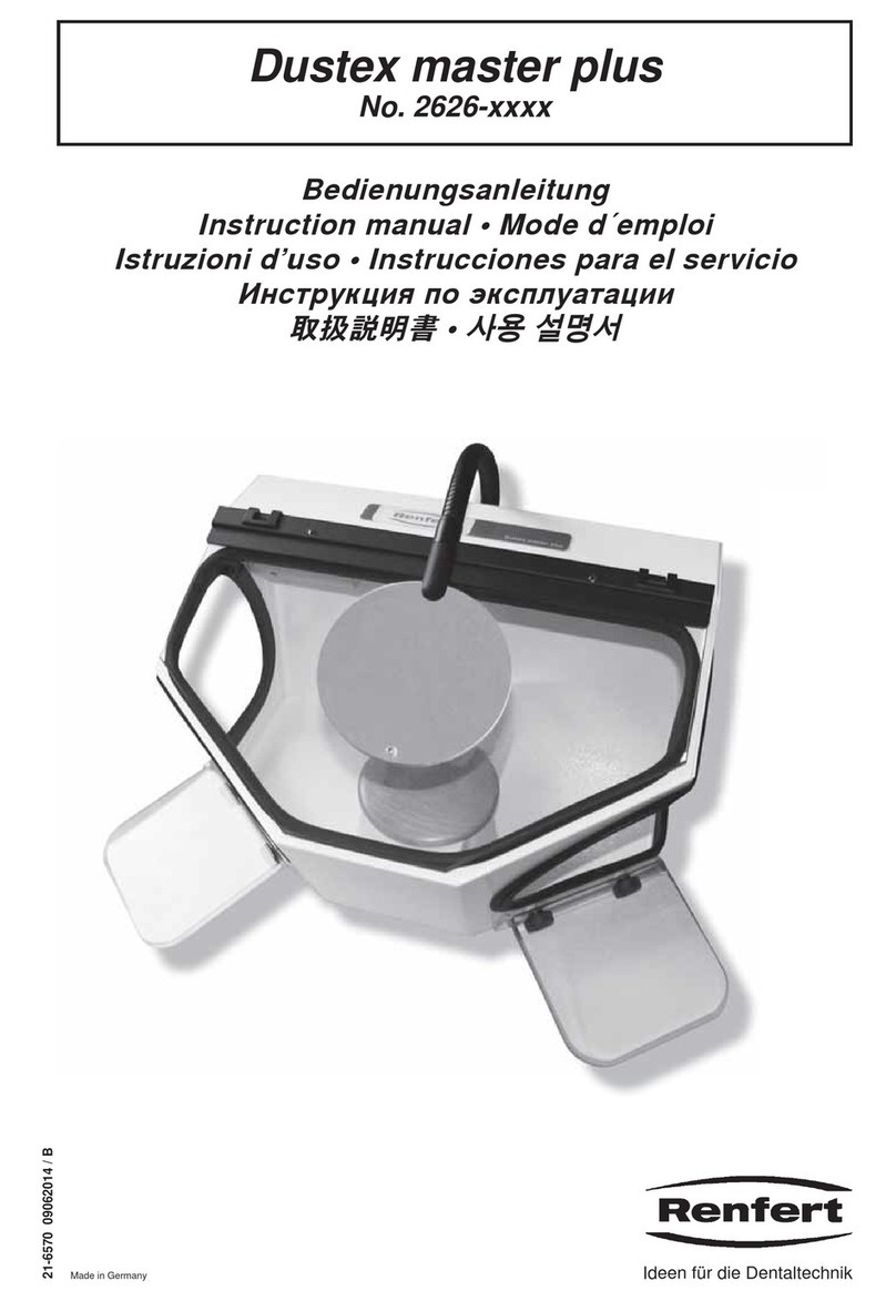 Renfert Dustex master plus User manual