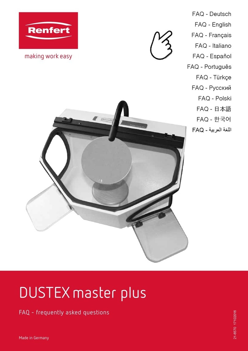 Renfert Dustex master plus Installation guide