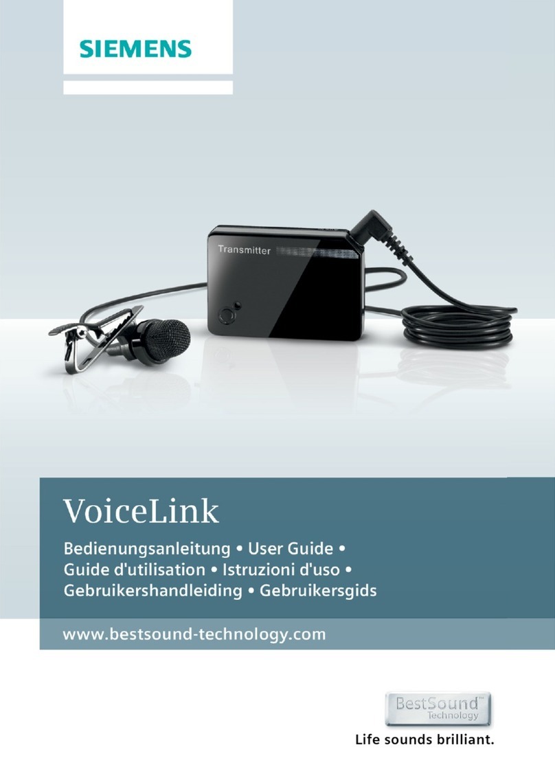 Siemens VoiceLink User manual