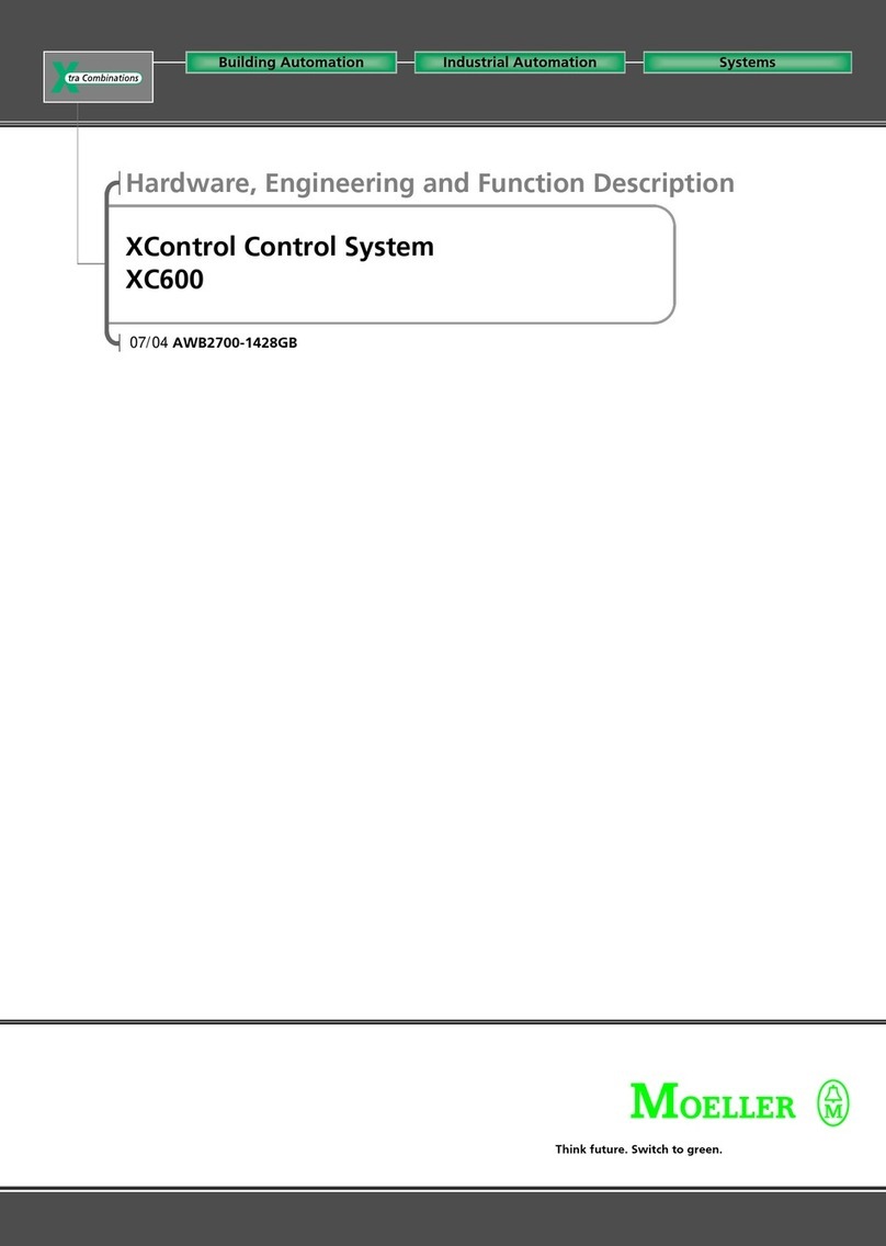 Moeller XControl XC600 Hardware, Engineering and Function Description