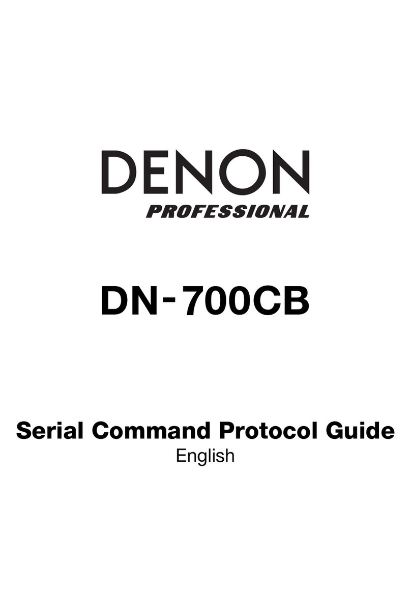 Denon DN-700CB User manual