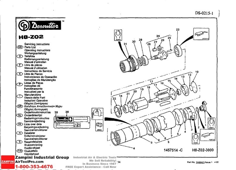 Desoutter H8-Z02 User manual