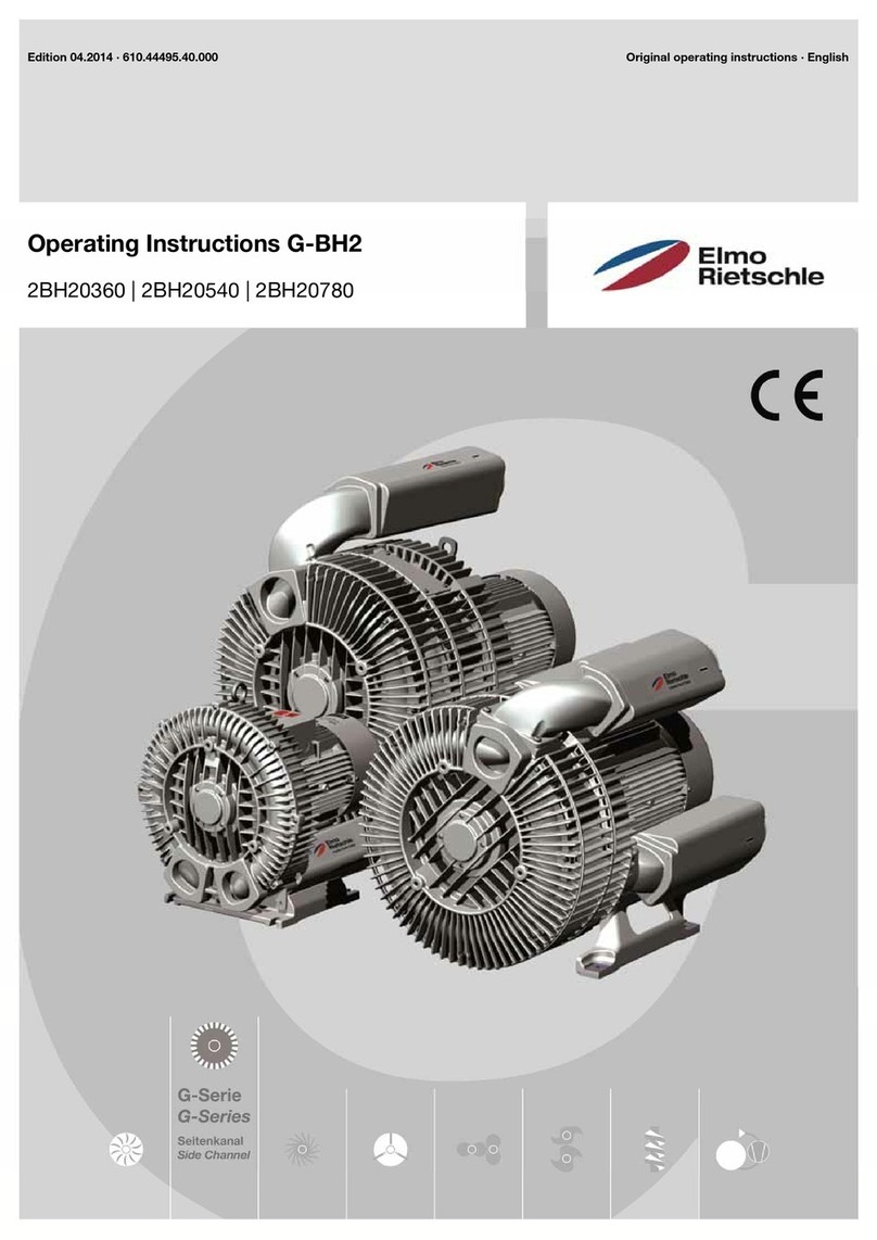 Elmo Rietschle G Series User manual