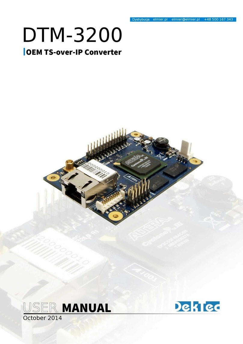 DekTec DTM-3200 user manual