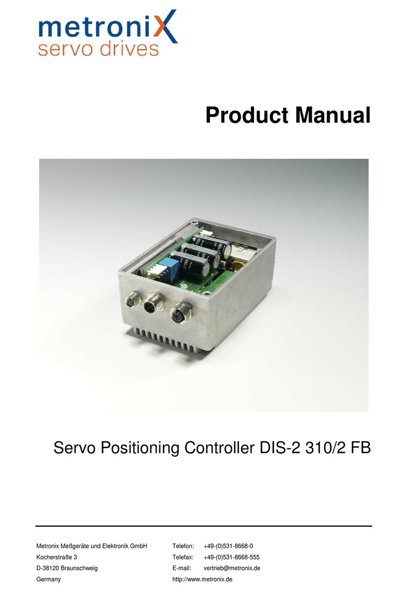 Metronix DIS-2 310/2 FB FS STO product manual