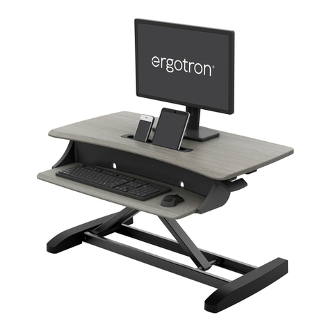 Ergotron WorkFit-Z mini User manual Ergotron WorkFit-Z mini User manual