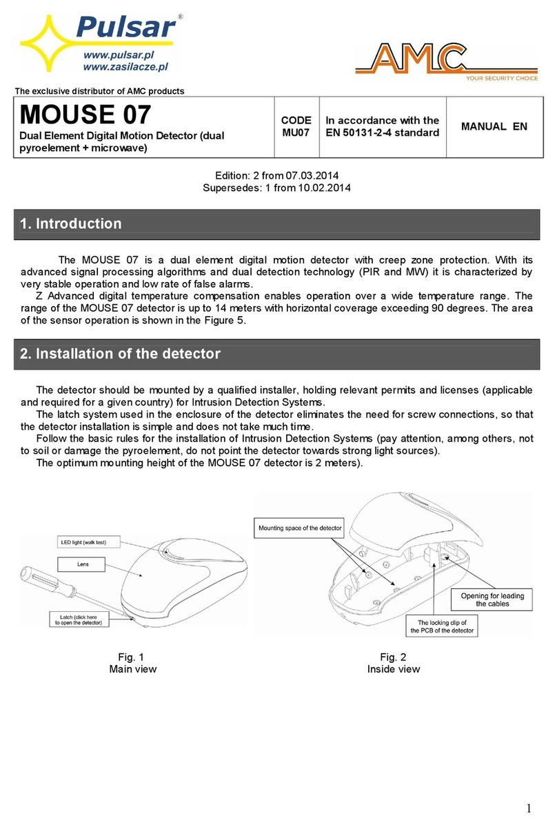 Pulsar MOUSE 07 quick start guide