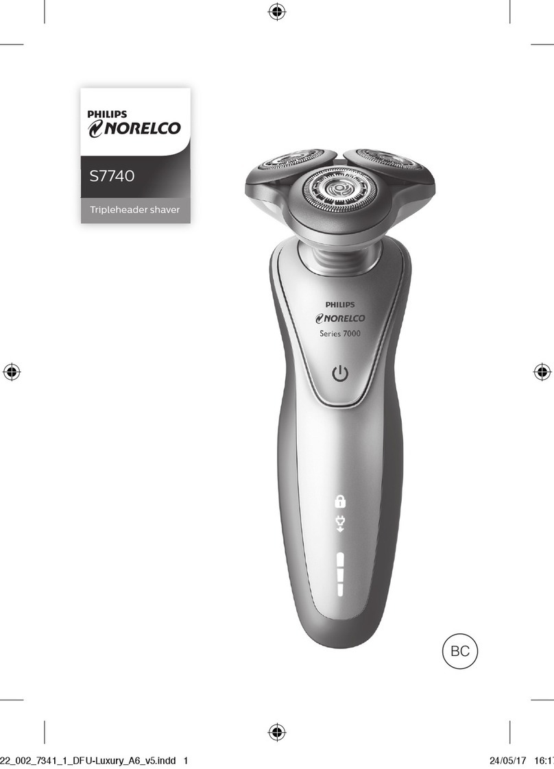 Philips Norelco S7740 User manual Philips Norelco S7740 User manual