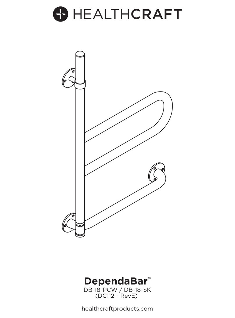 Healthcraft DependaBar DB-18-PCW instructions