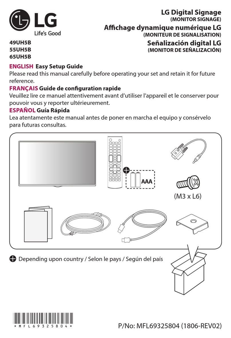 LG 49UH5B Easy setup guide