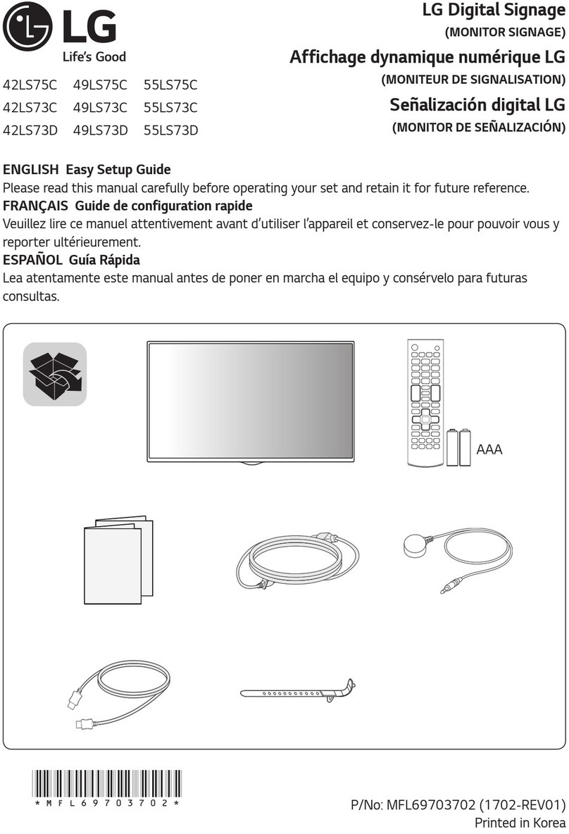 LG 42LS75C Quick start guide