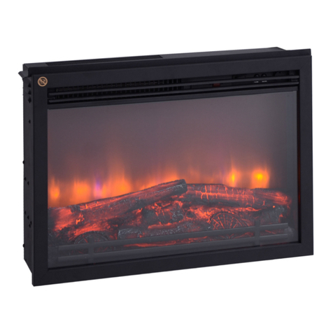 livin flame Zurich Assembly instructions and operating manual