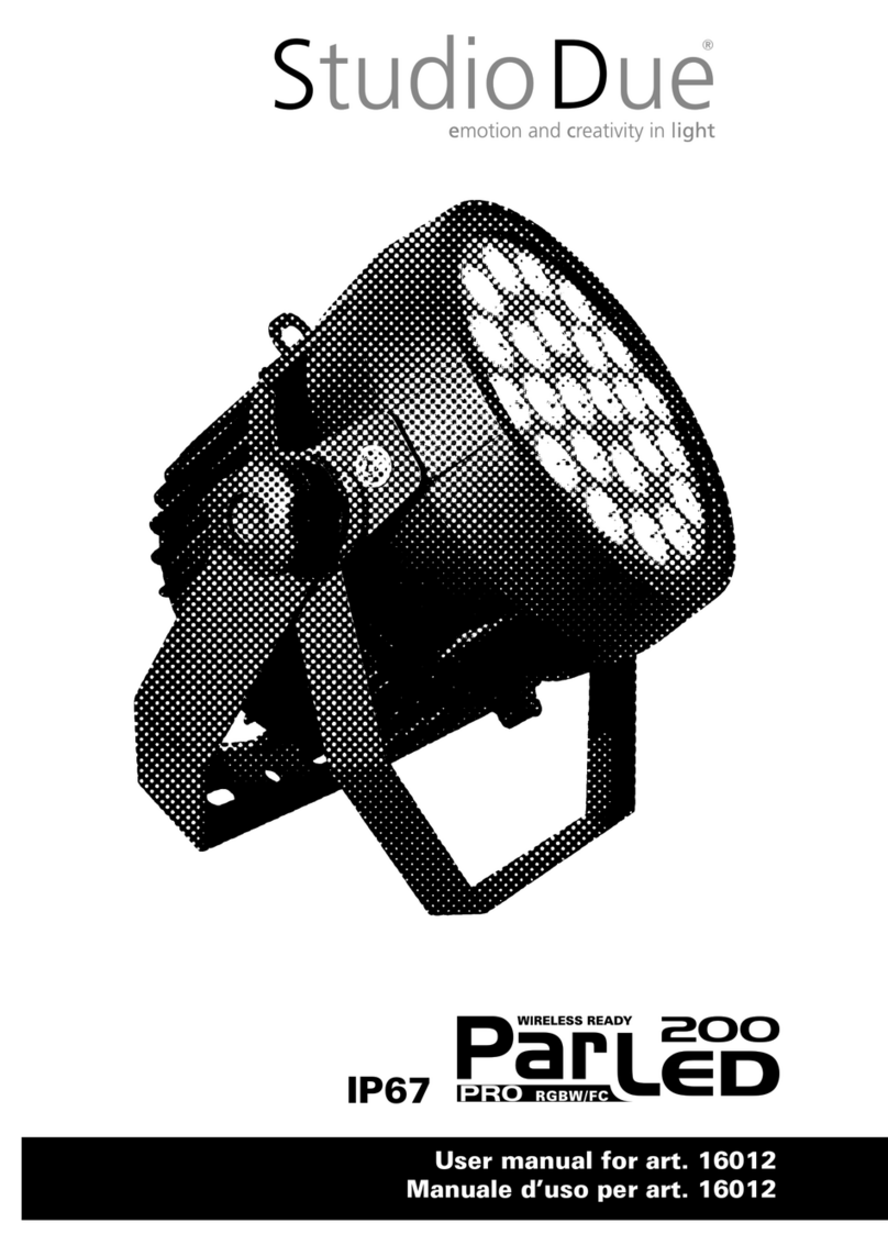 STUDIODUE Parled 200 PRO IP67 user manual