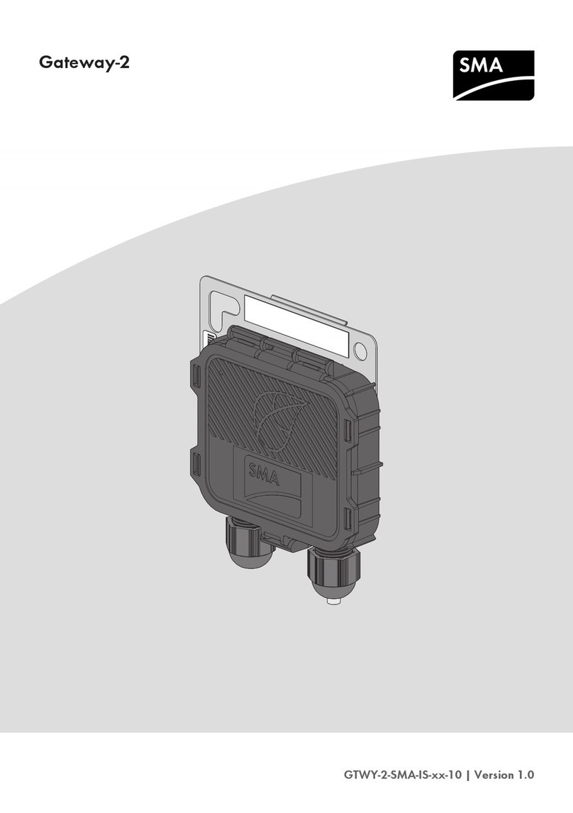 SMA Gateway-2 User manual