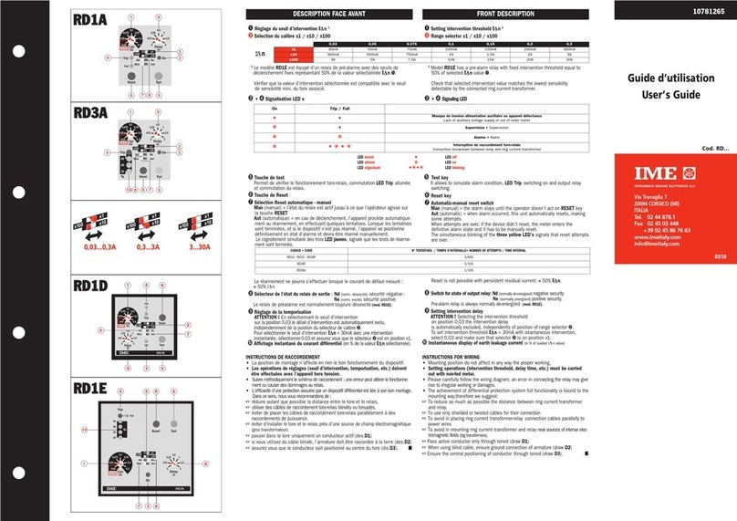 IME RD1A User manual