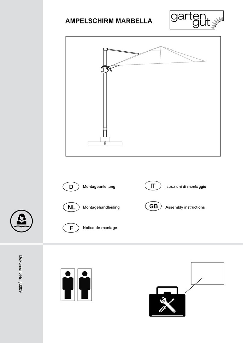 garten gut MARBELLA Assembly instructions