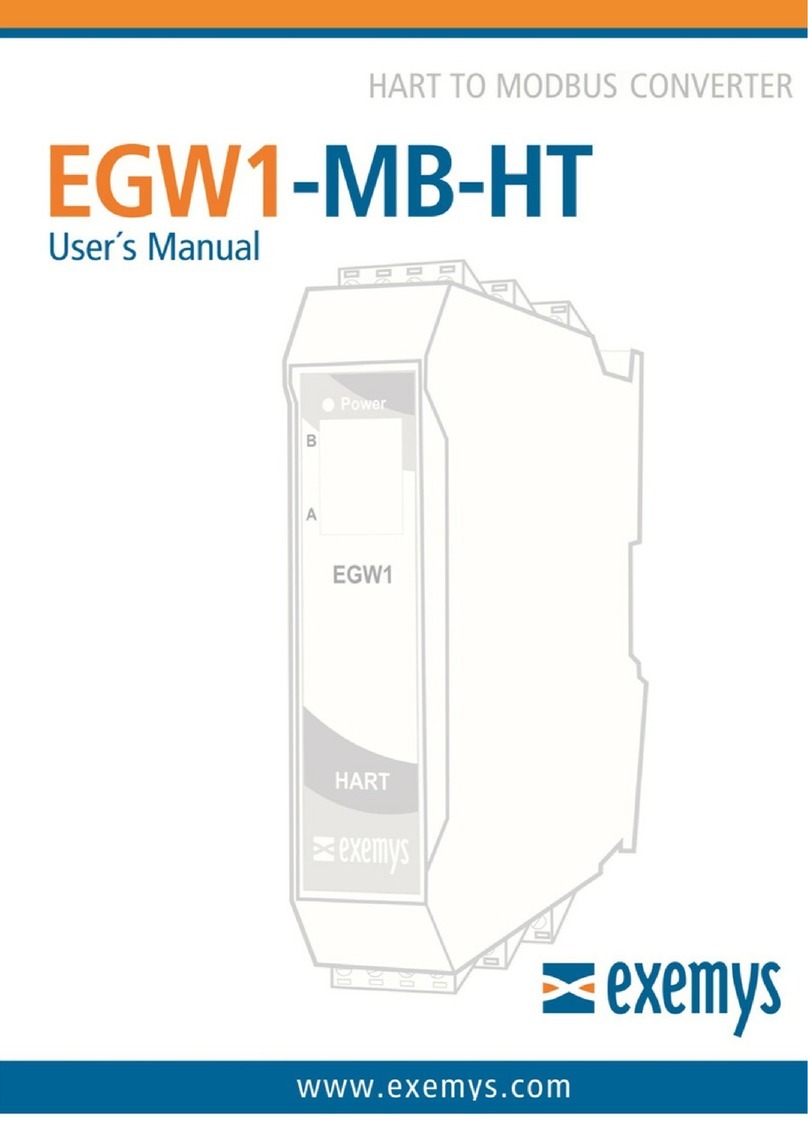exemys EGW1-MB-HT user manual
